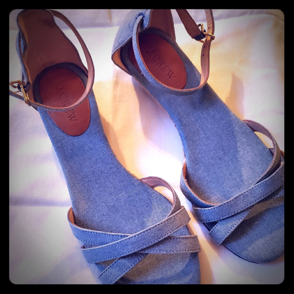 jcrew summer sandals - like new size 8.5